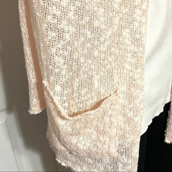 HOLLISTER Pink Cardigan Ladies Sweater Medium/Large - Picture 6 of 16